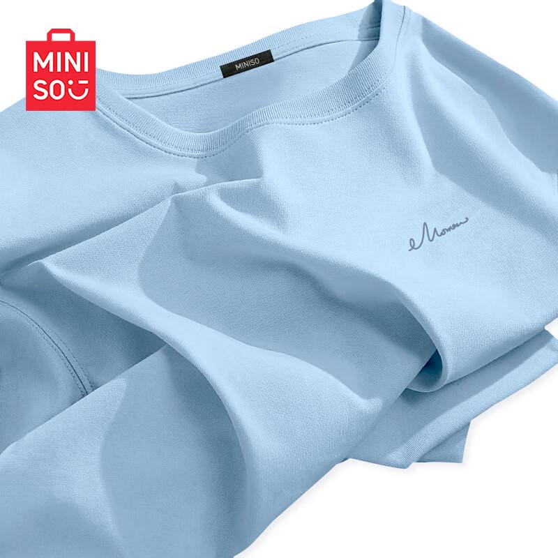 MINISO Women's Pure Cotton Short Sleeve T-shirt