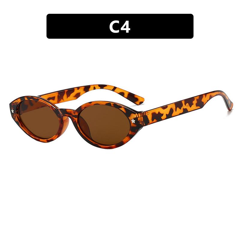 New Oval Shape Sunglasses Women Square Eyeglasses Female Brand Designer Oculos Retro Shades Fashion UV400 Eyewear