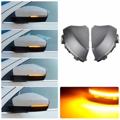 2pcs Car Side Mirror Blinker Indicator Lamp LED Dynamic Turn Signal Light for VW Volkswagen Polo MK5 6R 6C 2009-2017