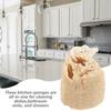 2pcs Natural Loofah Dish Sponges Multi Functional Cleaning Sponge For Reusable Eco Friendly Household Strong Kitchen Bathroom