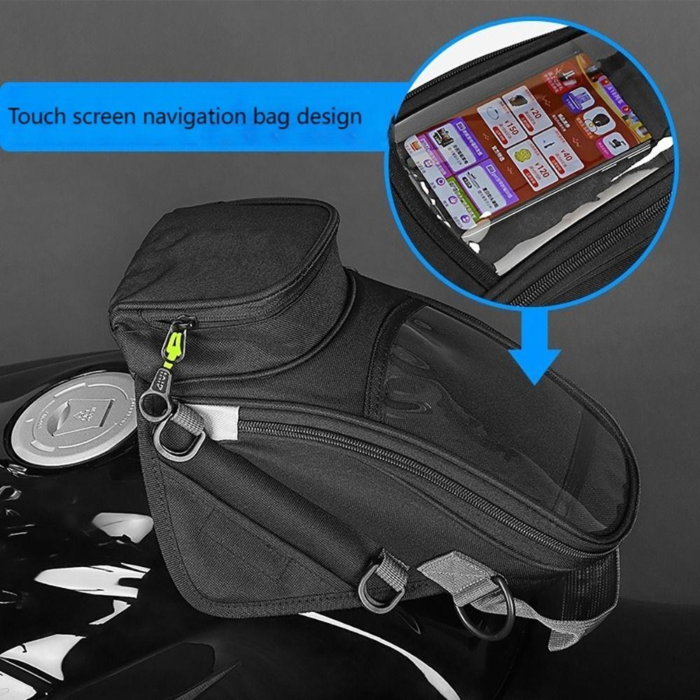 Durable Motorcycle Tail Bag Wear Resistant Motorcycle Tank Bag  Motorcycle Travel Equipment