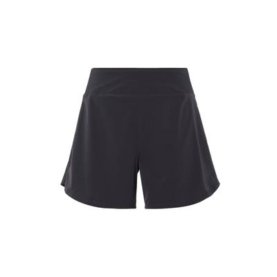 Shorts de Pierna Recta de Secado Rápido con Logo Sólido Dri-Fit Bliss para Mujer Color Negro Hierro DX6021-015