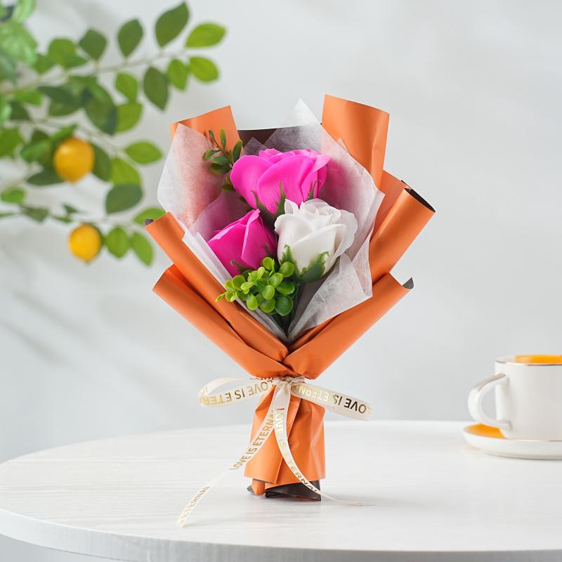 Scented Soap Rose Bouquet: Perfect Gift for Mother's Day, Valentine's, Birthdays - Ideal for Girlfriends, Moms, Besties, Teachers.