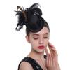 Elegant Fascinator Top Hat Pillbox Hat for Women Cocktail Tea Party Headwear Exquisite French Fascinator for Halloween