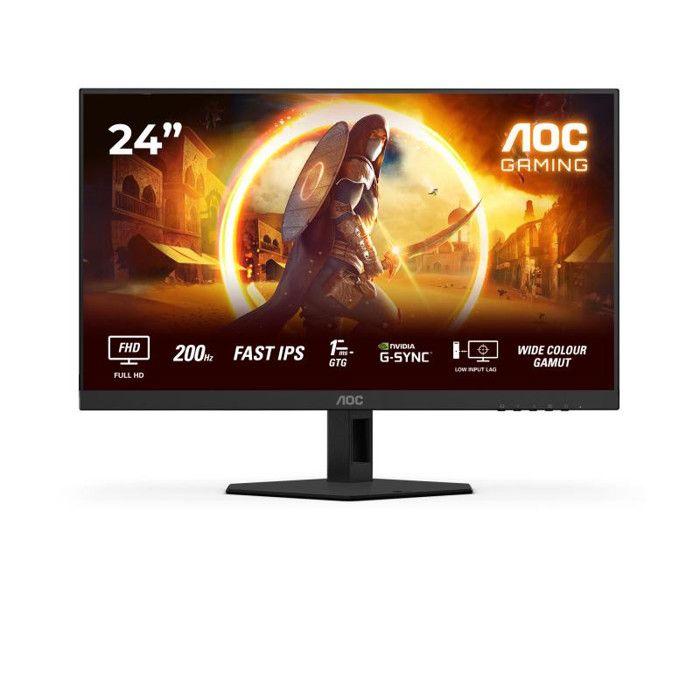 Écran PC - AOC - G4 24G4HRE - 24 pouces - Full HD 1920x1080 - LED Rouge