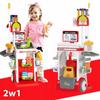 [PACZB] Cleaning Trolley, Battery-Powered Vacuum Cleaner + Accessories, 22 pcs. Z3137