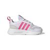 Adidas Originals Multi Abrasion Resistant Breathable Low top Casual Shoes White Gray Pink Infant And Toddler GX4261