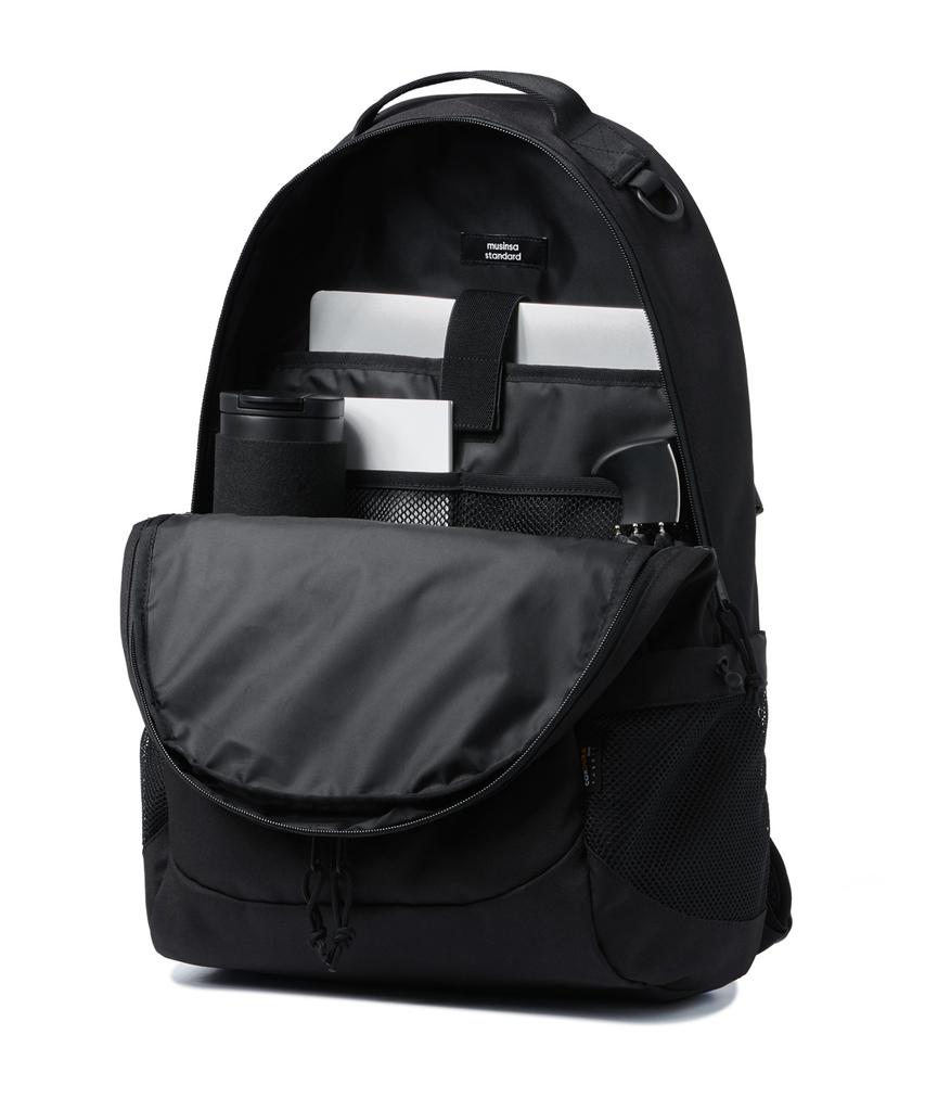 Musinsa Standard Cordura Vertical Zipper Backpack [Black]