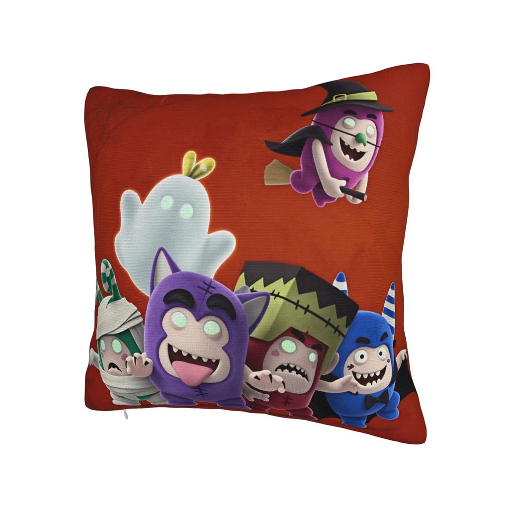 Oddbodes Cartoon Pillow Case Cute Funny Pillow Cover Comfy Pillowcases For Office Car Home Decor