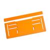 Multipurpose Cutting Guide Base Plate With Adjustable Height Angle Setting And Nonslip Surfaces For Woodworking