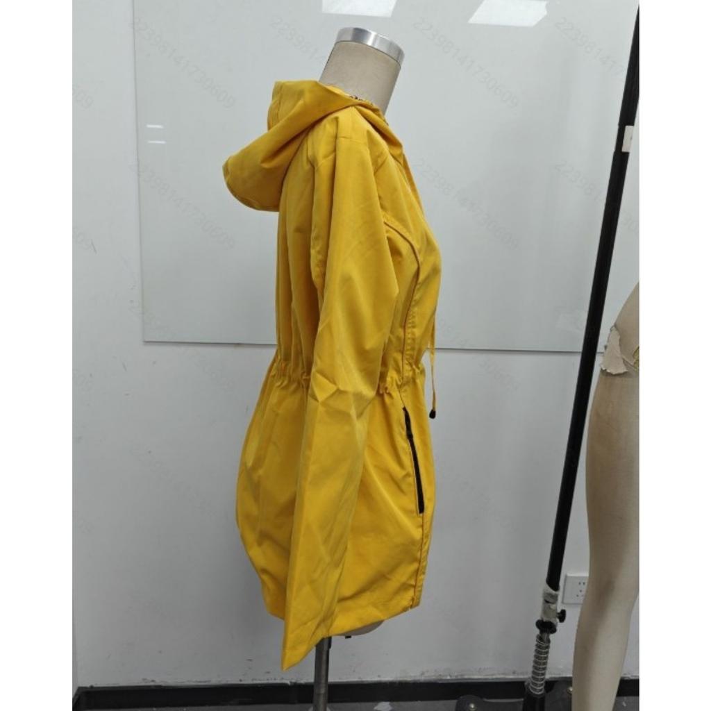 Women's Waterproof Slim Windbreaker Windproof Outdoor Jacket