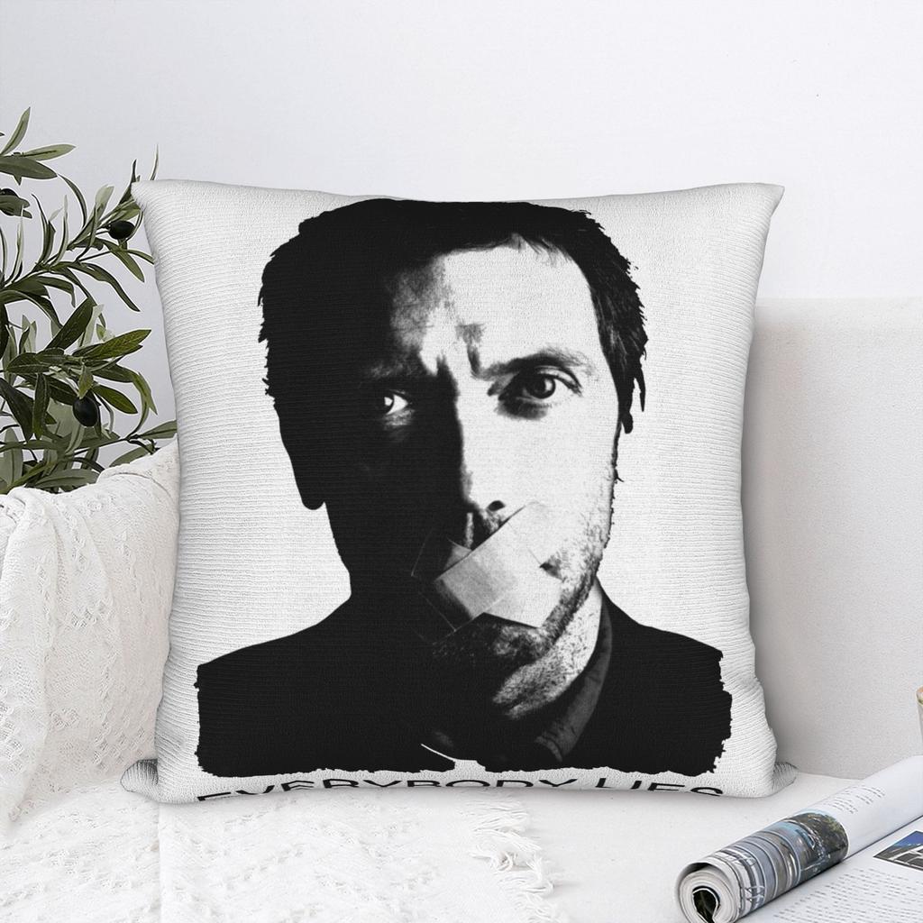 House Everybody Lies Square Pillow Case House Md Cushion Covers Novelty Polyester Decor Pillowcover for Car