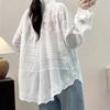 Floral Pattern Button Front Blouse Casual Long Sleeve Blouse for Spring & Fall Women's Clothing