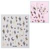 1 Sheet Fashion Nail Art Decals for Chinese New Year Manicure Decors with Cartoon Snake PatternsNail Salon Accessories
