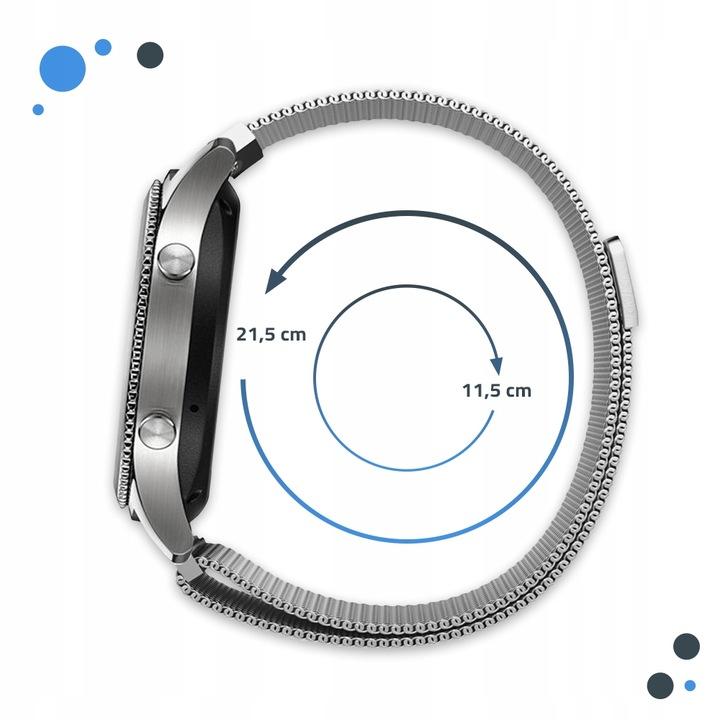 Uniwersalny Pasek Metalowy Do Zegarków 22Mm Smartwatch Magnetyczny Eleganck