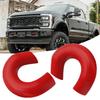 Practical  Weather Resistant Pickups Truck Plastic Tow Hitch Cover Suitable For F250 F350 F450 Models Easy Installation