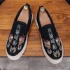 Men Loafers Shoes Summer  Man New Fashion Canvas Footwear Soft Flat Comfy Flock Suede Leather Men Casual Vulcanized Shoe2024