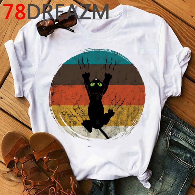 

Забавный 3D-принт с котом, женская футболка, летний топ, кавайные котята, футболка унисекс, корейский стиль, одежда, милые топы в стиле хип-хоп для женщин 6XL