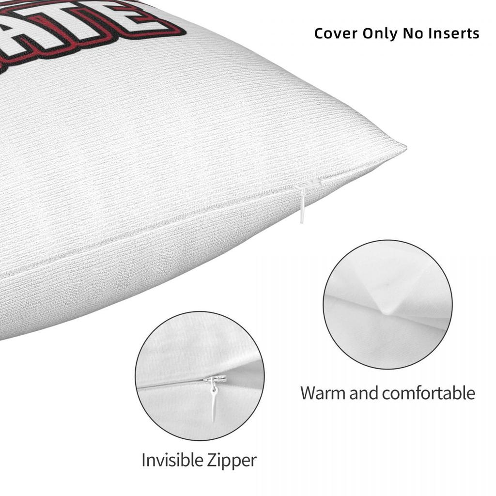 San Diego State Square Pillowcase Polyester Linen Velvet Creative Zip Decor Throw Pillow Case Sofa Seater Cushion Cover
