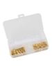 4 0mm Brass Male Female Wire Terminals Connector 120PCS For Motorcycle Car Boats With Insulated Covers In Storage Box