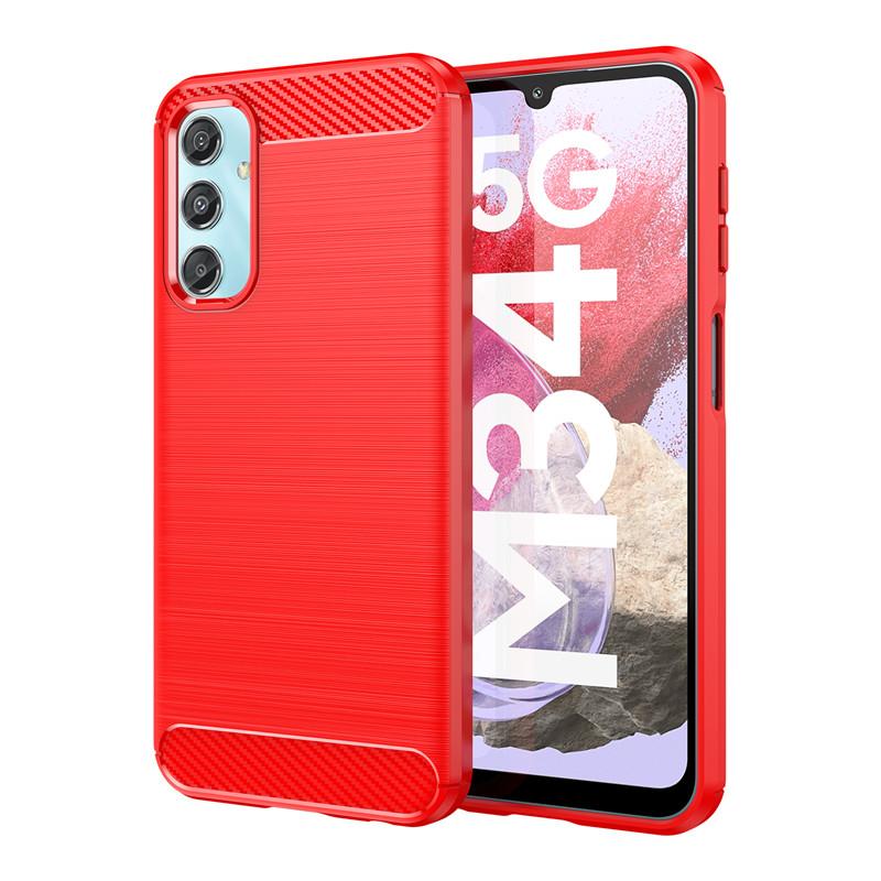 

Funda для Samsung Galaxy M34 5G чехол Samsung Galaxy M14 M34 M54 Чехлы противоударные мягкие силиконовые защитный чехол для задней панели телефона For Samsung M54 5G красный
