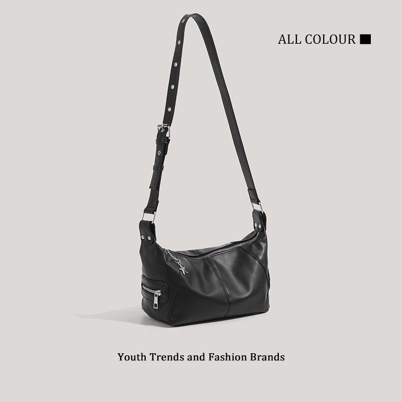 2025 Punk Style Underarm Motorcycle Crossbody Bag for Spicy Girls