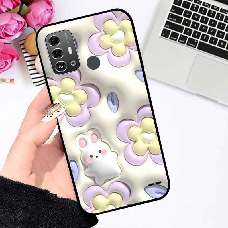 Cases For ZTE Blade A53 Pro Cute Astronaut Fashion Shockproof Soft Bumper For ZTE Blade A53 Pro Coque Funda Floral Coque Shell