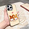 c-Corgi Pet Cute Dog Cartoon  Phone Case For iPhone 17,16,15,14,13,12,11 Plus,Pro Max,XS,Colored silver phone case