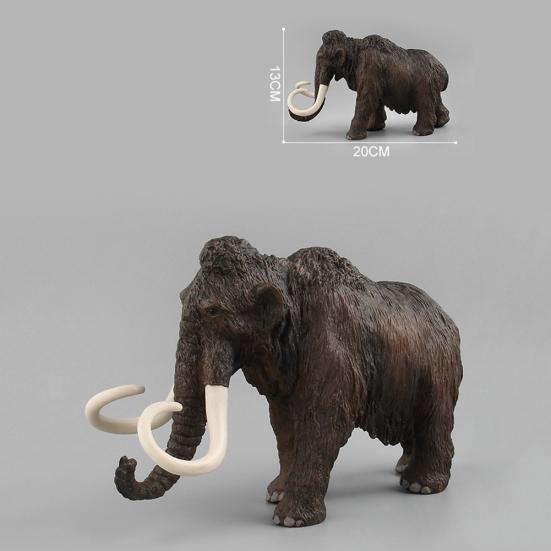 Simulation Family Mammoth Elephant Animal PVC Model Figurine Education Kids Toy