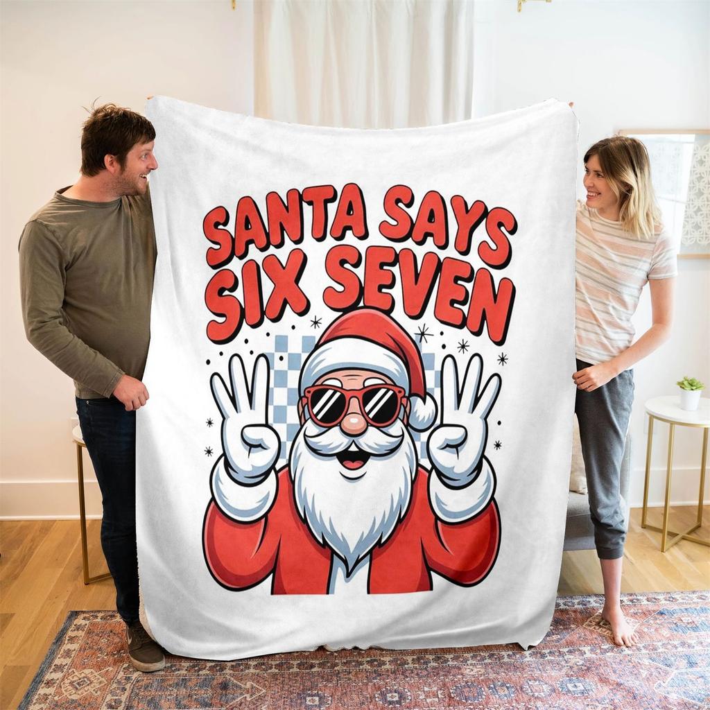 100x130cmFlannel Blankets, Christmas-themed Personalized Blankets, Digitally Printed Blankets