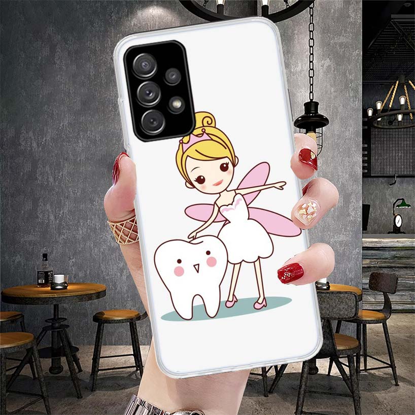 Wisdom Teeth Dentist Tooth Soft Phone Case For Samsung Galaxy A13 A14 A15 A16 A17 A53 A54 A55 A56 A57 A33 A34 A35 A36 A37 A23 A2