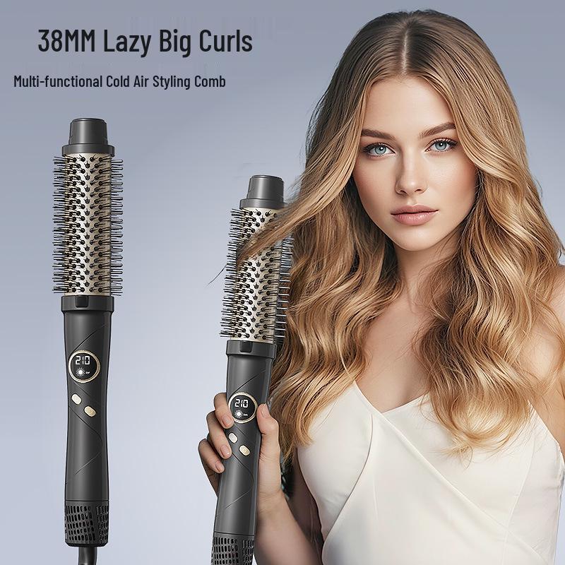 Cross-Border Multi-Functional Hair Styler: Curling Iron, Curler, Dryer Brush for Big Waves and Bangs