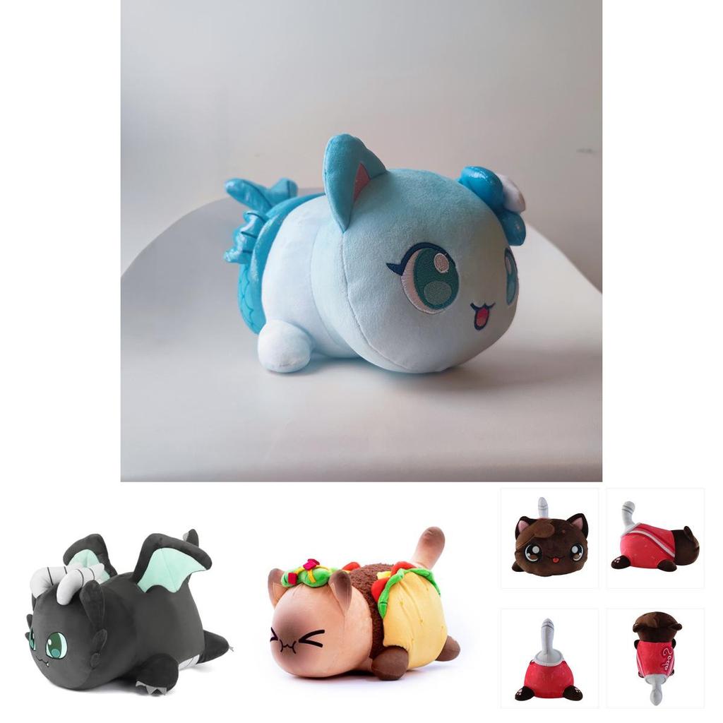 Rozkošné plyšové hračky Aphmau kočka pro holky - Měkký a pohodlný plyšák
