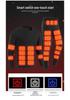 Unisex USB-Charged Heated Thermal Underwear Set with Constant Temperature Control and Plush Lining