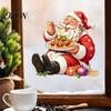 Seasonal Home Decoration Santa Claus Wall Sticker, Waterproof PVC Decal, Removable Decorative Christmas Decals Festive Art for Glass Windows And Doors