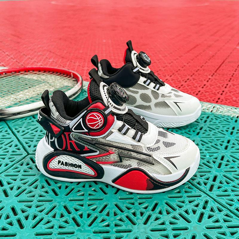 

2025 весна и осень новая дышащая обувь для мальчиков баскетбольная обувь для девочек повседневная модная спортивная обувь тренд 32