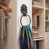 Cast Iron Towel Ring Retro Style Bathroom Hardware Heavy Duty Bathroom Hanger  Home Renovation