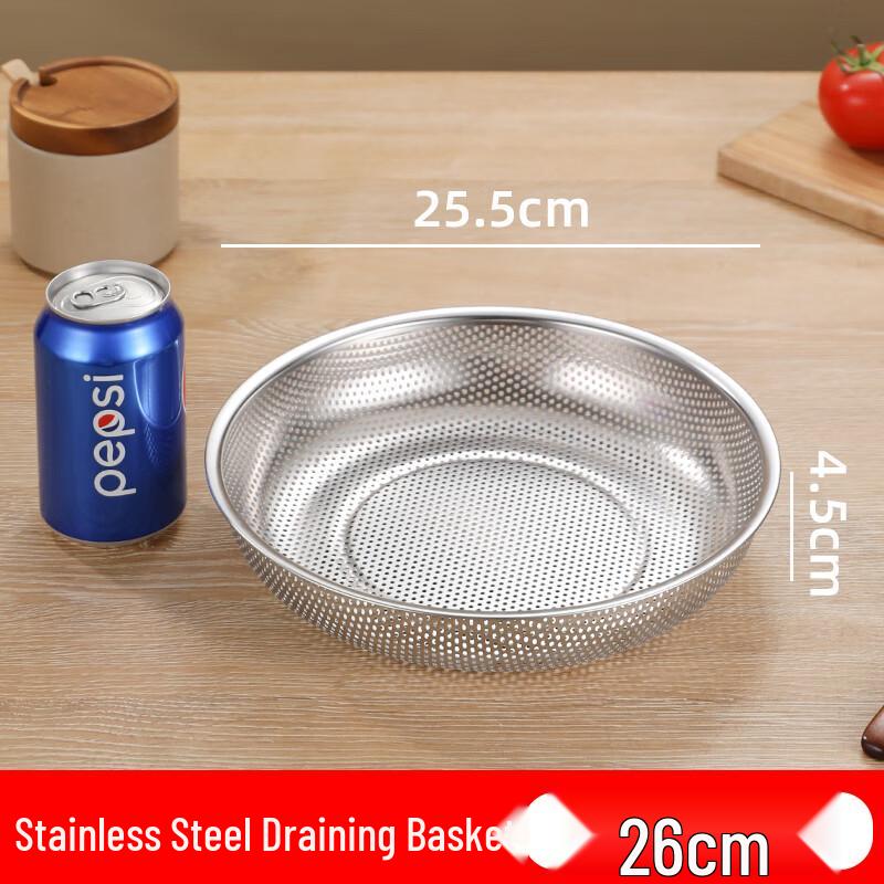 Stainless Steel Rice & Vegetable Washing Colander