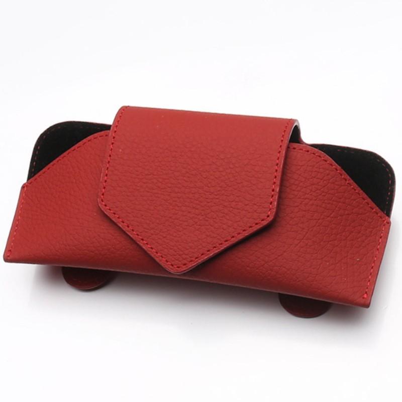 Puzdro na okuliare do auta Držiak na slnečné okuliare Držiak na slnečné okuliare Držiak na karty Univerzálny multifunkčný do auta