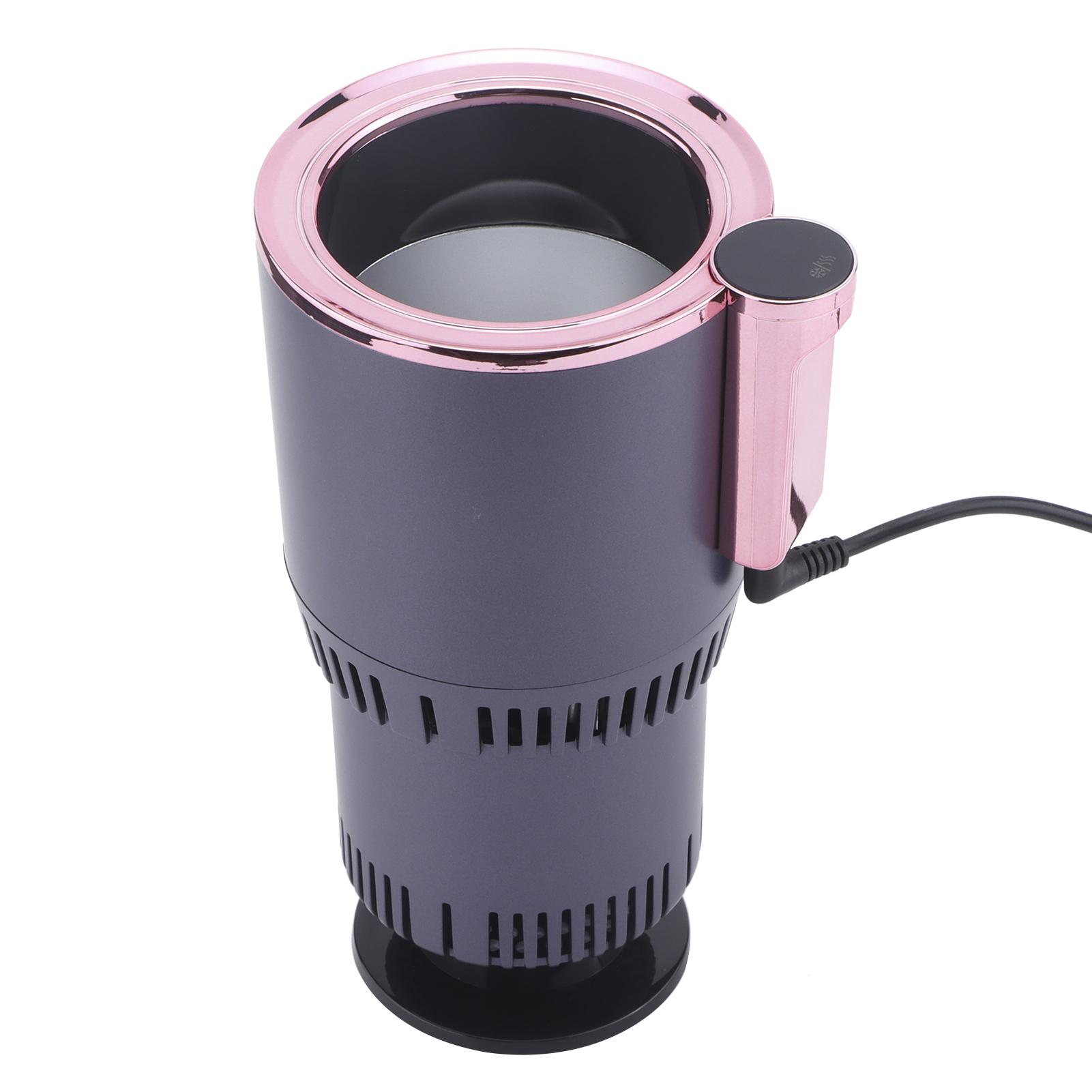 

Cooler Warmer Cup Holder 2‑in‑1 Universal Intelligent Aluminum for Home Trip Auto
