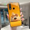 Beautiful Flower Cute Cats Case For Vivo Y11 2019 1906 Y12 Y17 Y15 Y19 Tempered Glass Phone Case Protective Cover Hard Shell
