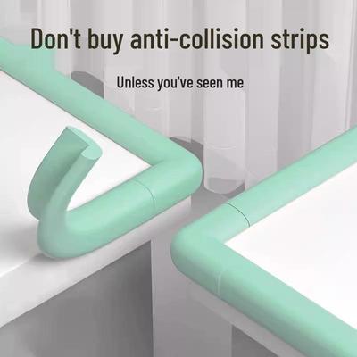 Yumuşak Duvar Köşe Koruyucu: Bebek Güvenliği için Yuvarlak Kavisli Dekoratif Şerit