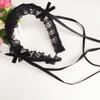 Liebliches Süßes Haarband Anime Maid Cosplay Stirnband Lolita Rüschenspitze Kopfschmuck Handgefertigt Schleife Haarschmuck