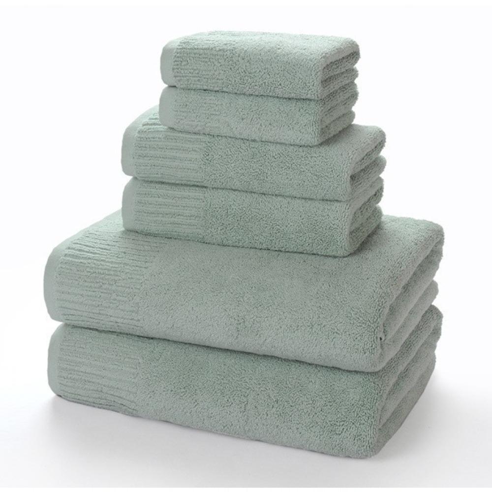 Spot large thickened cotton souvenir towel hotel men's sports face towel plain color broken gear water absorption