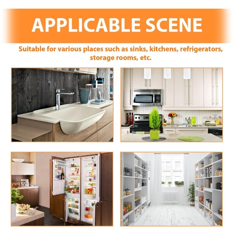 Practical Plastic Film Organizer Box Practical Food Wrap Storage Box Food Cover Cling Film Wrap Organizer