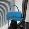 French Niche Underarm Small Bag Women's 2025 New Textured Small Square Bag Personalized Lock Fashion Shoulder Messenger Bag