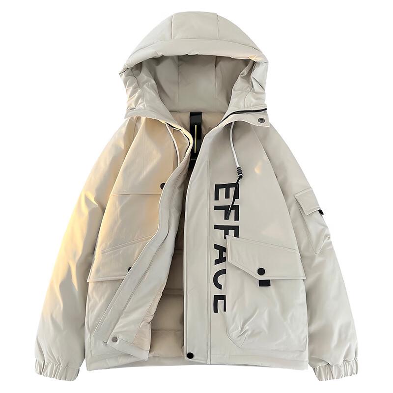 

XUEZHONGFEI Unisex Hooded Down Jacket X40141471F 170/88A
