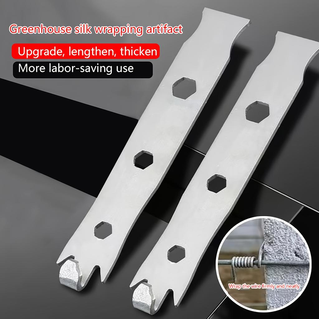 1 Stück Multifunktions-Zaun-Drahtzwirbler, geeignet für T-Pfosten-Clips und Stacheldrahtwerkzeuge, Drahtbefestigungsvorrichtung, Drahtbinde-Hardwarewerkzeug