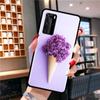 Lavender Case For Samsung Galaxy A51 A71 M31 A41 A31 A11 A01 M51 M21 M11 M40 Black Soft Phone Cover Fundas