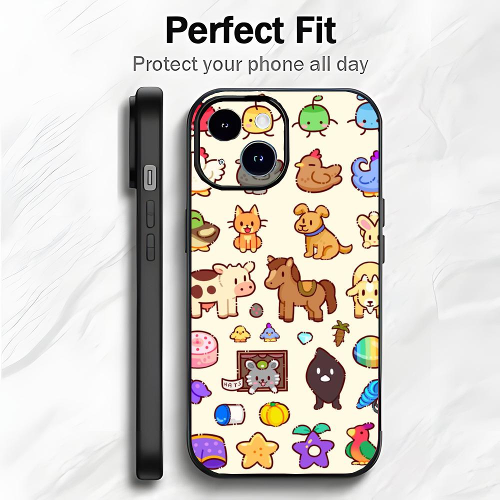 Cozy Farming Game S-Stardew Valley Phone Case Phone Case Soft Packaging Lightweight For iPhone17 16 15 14 13ProMax